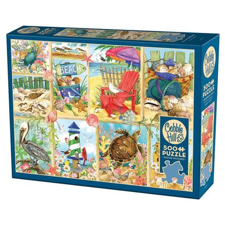 Dia en la Playa - Rompecabezas Cobble Hill - 500 Pzs