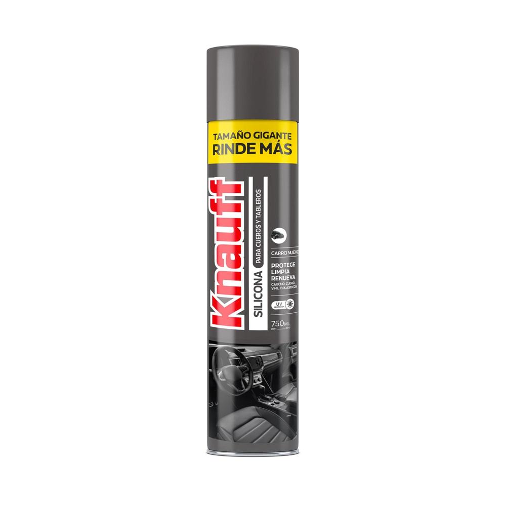 Silicona para Cueros y Tableros Aroma Carro Nuevo 750 ml Knauff