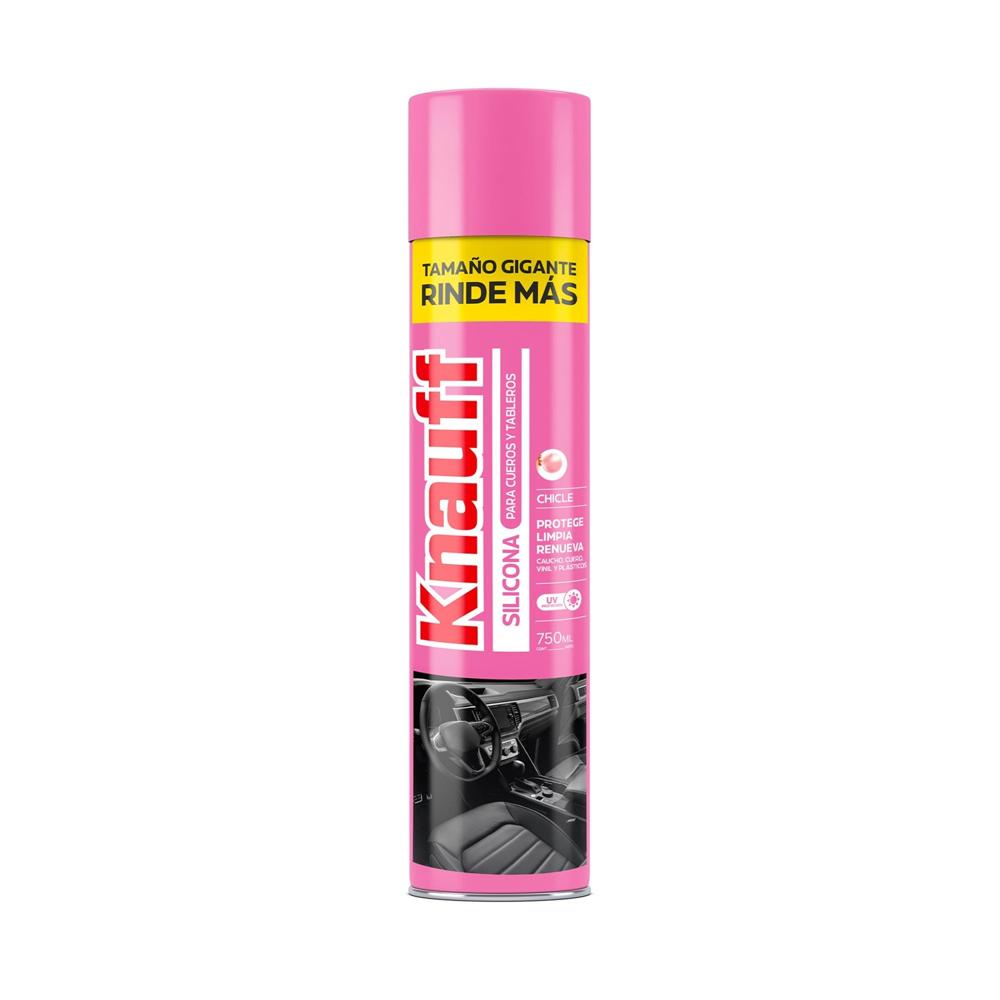 Silicona para Cueros y Tableros Aroma Chicle 750 ml Knauff