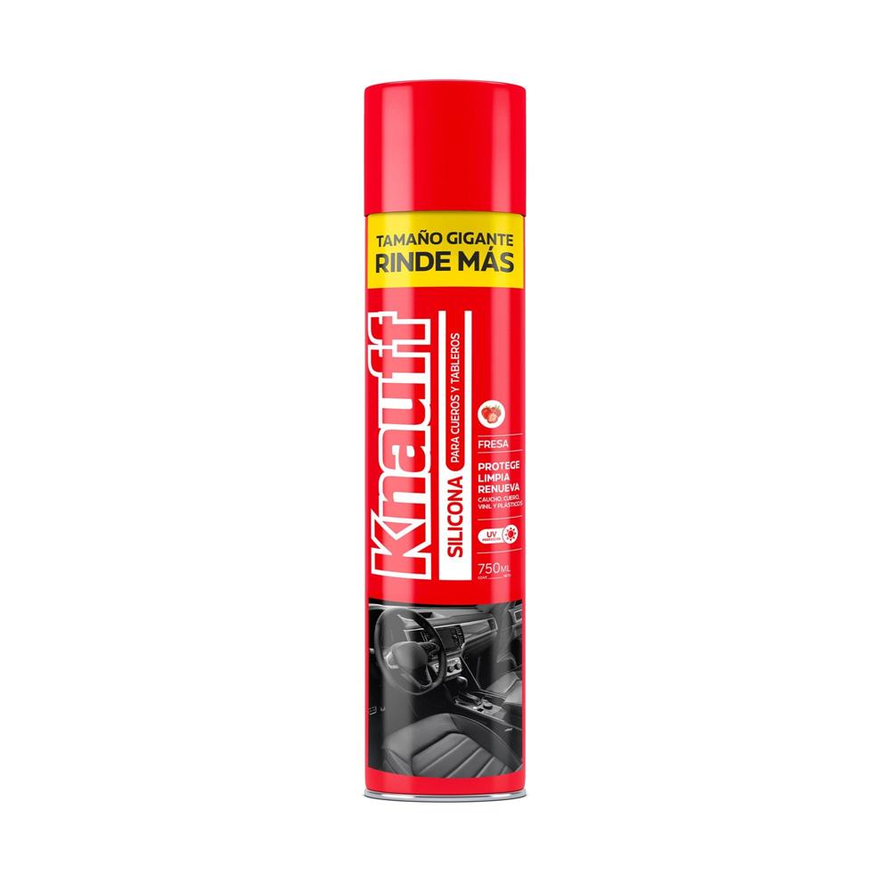 Silicona para Cueros y Tableros Aroma Fresa 750 ml Knauff