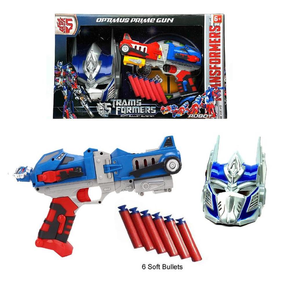 Pistola de juguete transformadora 2 en 1 Optimus