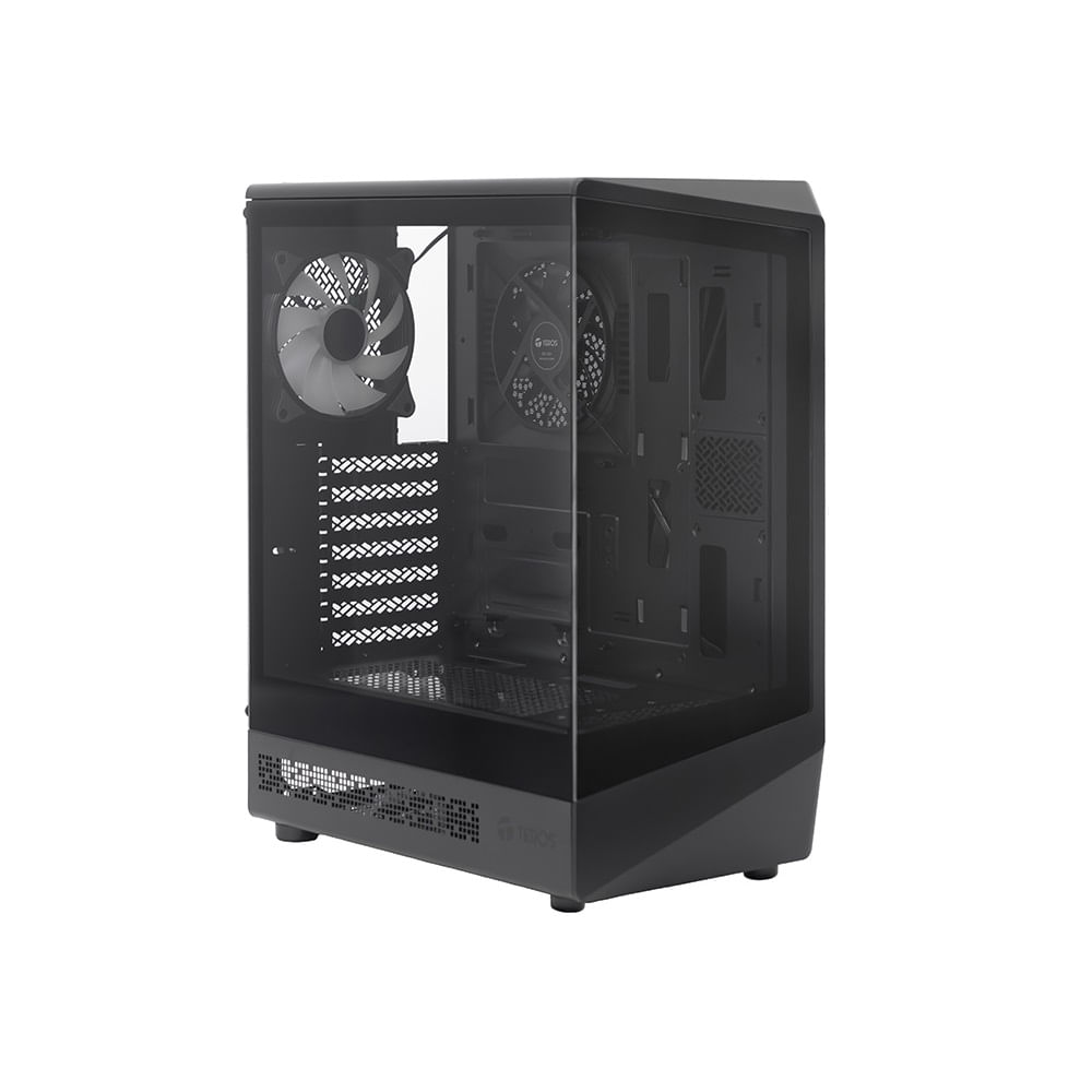 Case gamer TEROS TE-1321G TE1321G Mid Tower USB 3.0 2.0 audio fan ARGB negro Case gamer TEROS TE-1321G TE1321G Mid Tower USB 3.0 2.0 audio fan ARGB negro