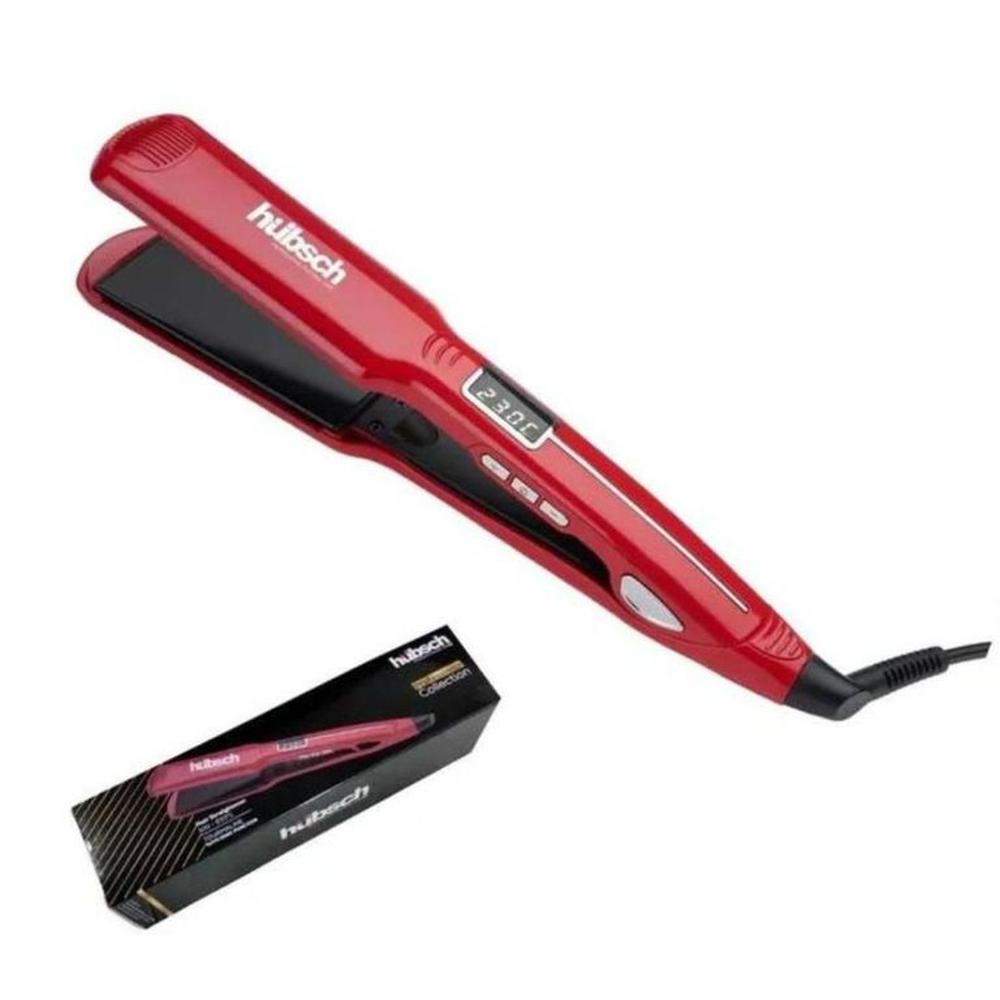 Plancha Alisadora de Cabello Hubsch Rojo