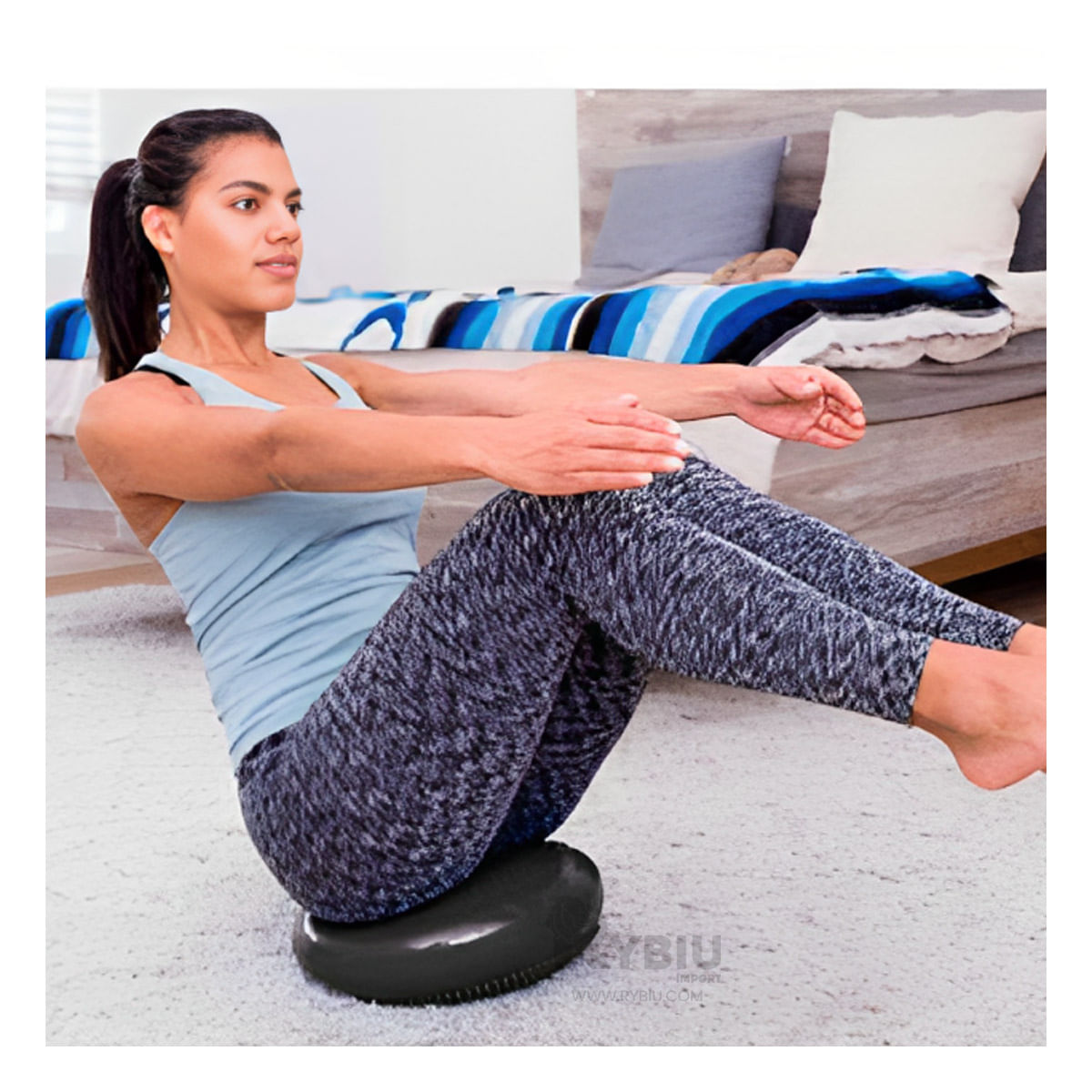 Disco Moderno para el Entrenamiento en Negro Y+Agendita