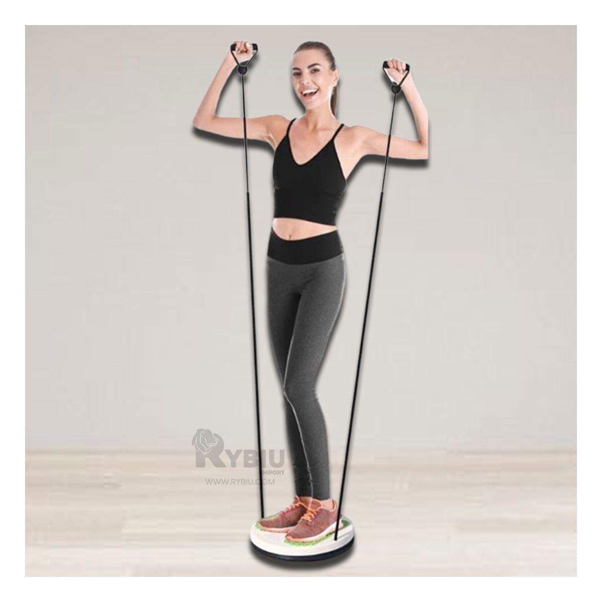 Disco Giratorio para Ejercitar el Abdomen Color Verde