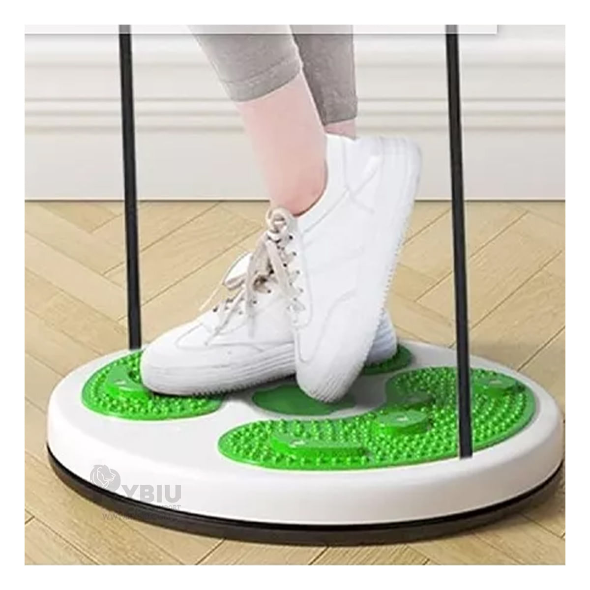 Disco Fitness con Ligas de Color Verde Y+Papel de Regalo