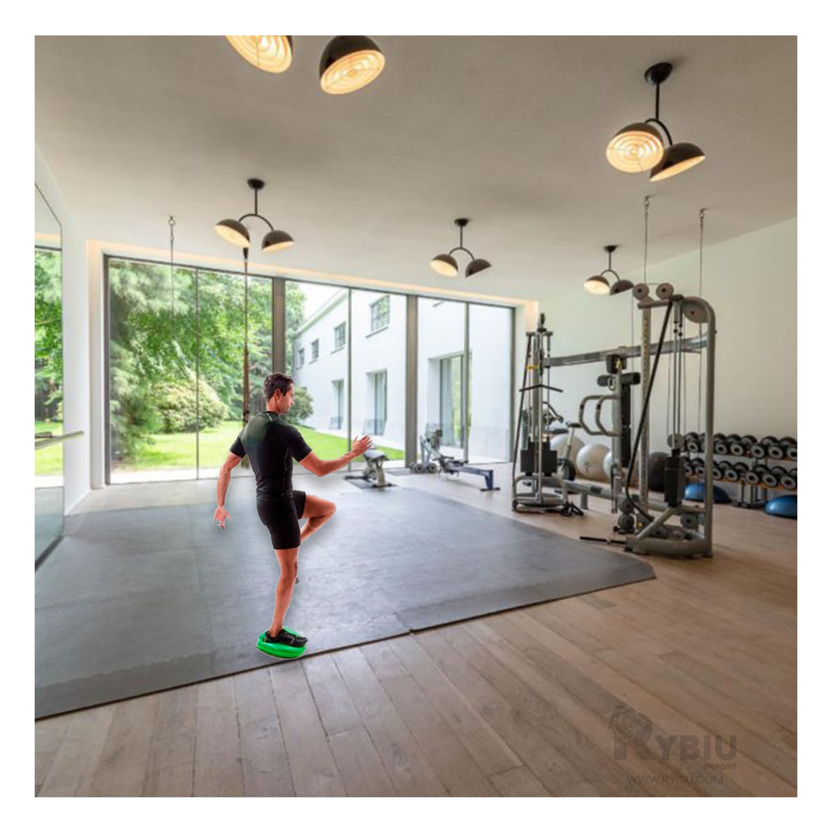 Disco para Entrenamiento en Color Verde Y+Stickers