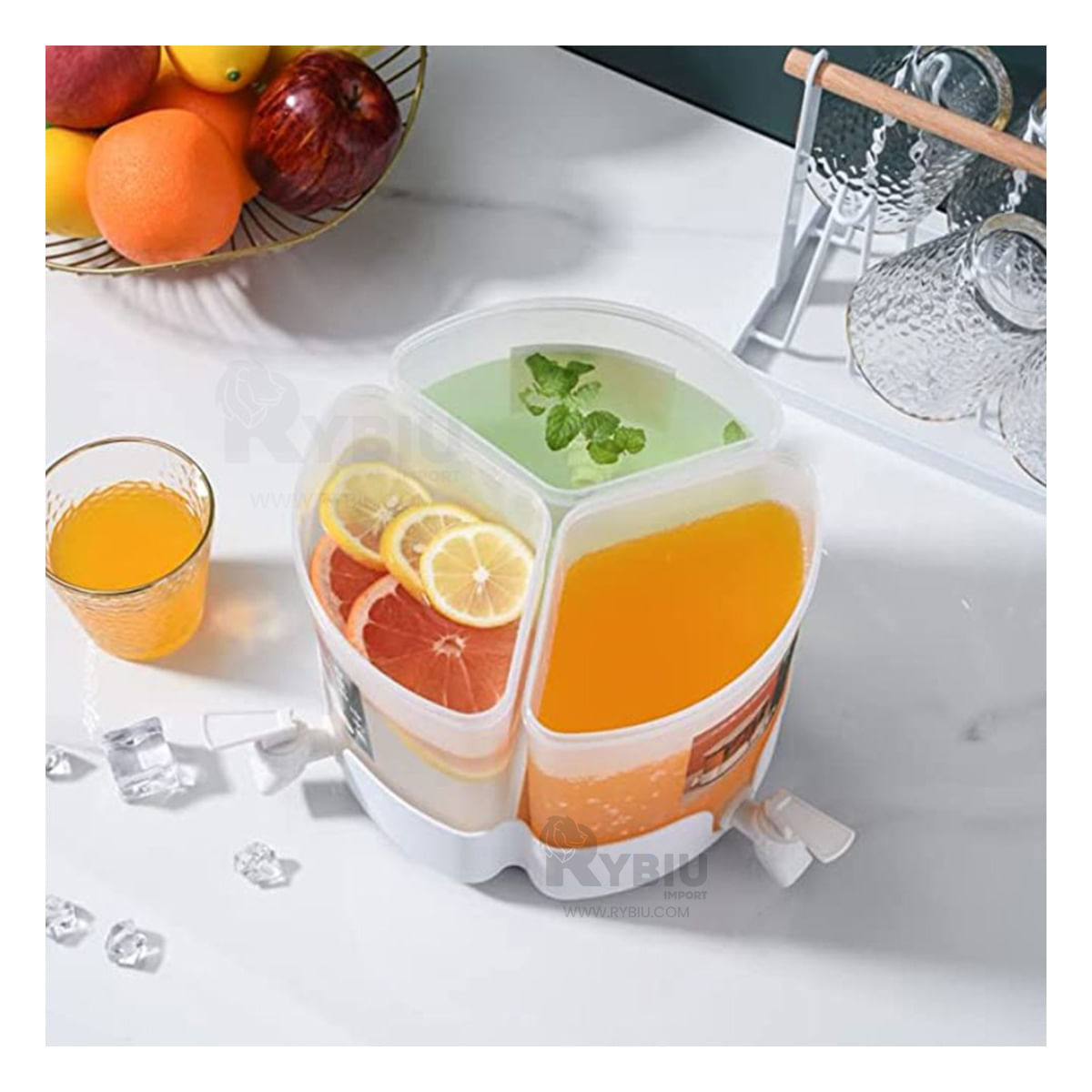 Dispensador de Grifo en Color Blanco Y+Papel de Regalo