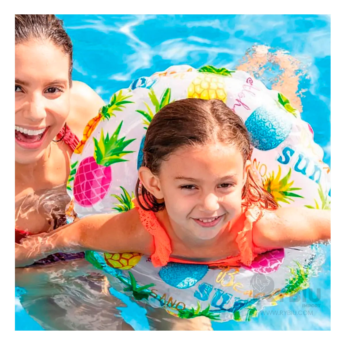 Flotador Practico para Niños Multicolor Y+Stickers