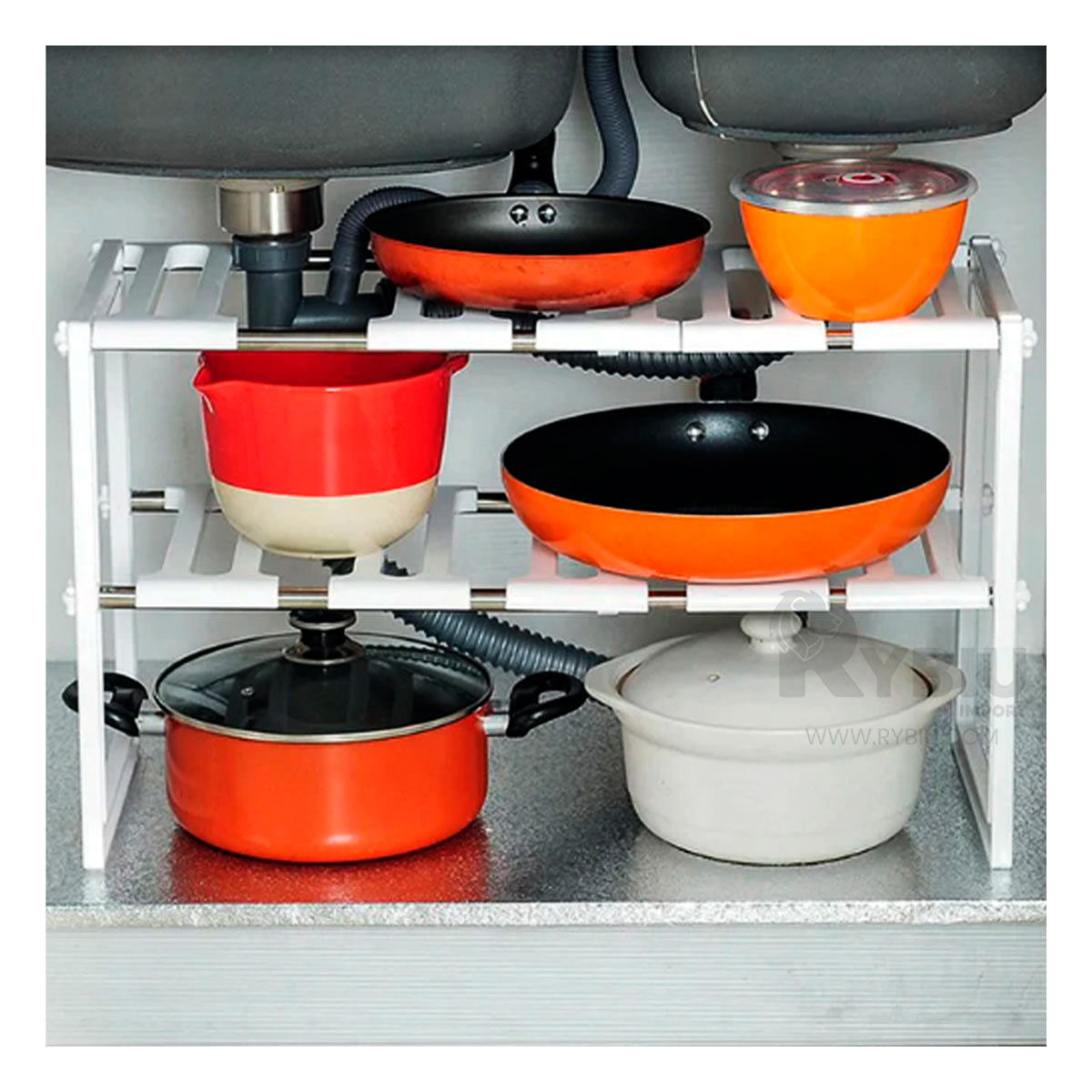 Estante para Cocina de Color Blanco Y+Papel de Regalo