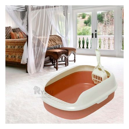 Arenero Removible sin Techo en Tono Marron+Agendita Arenero Removible sin Techo en Tono Marron+Agendita