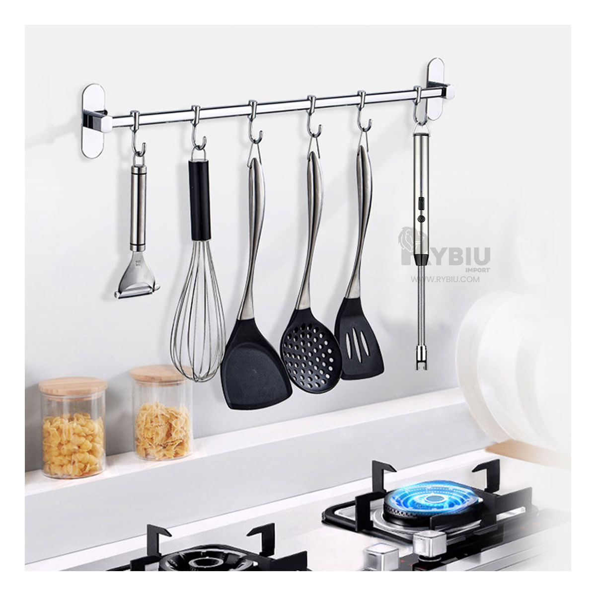 Encendedor Elegante para Uso Diario en Plateado Y+Agendita