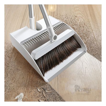 Escoba Multiusos 2 en 1 Blanco Y+Stickers