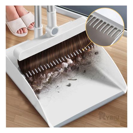 Escoba Set Versatil en Color Blanco Y+Agendita Escoba Set Versatil en Color Blanco Y+Agendita