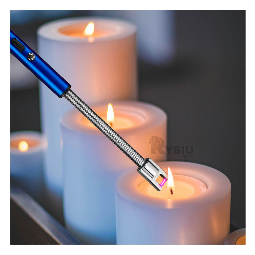 Encendedores de Cocina Recargables en Color Azul Y+Agendita