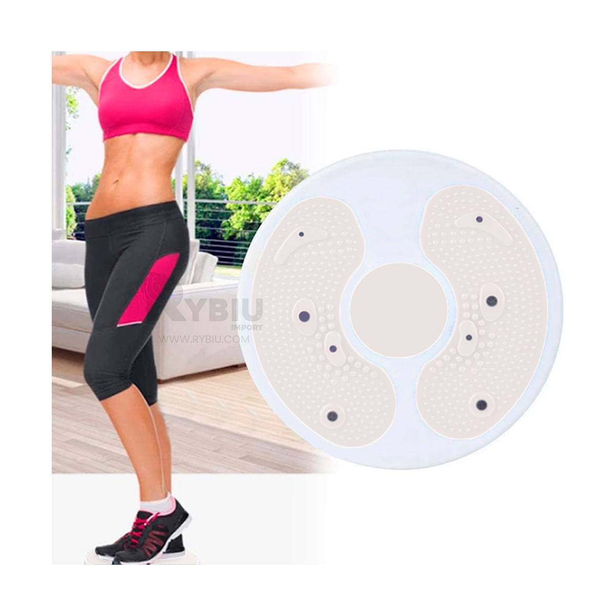 Disco de Facil Uso y Liga de Color Blanco Y+Stickers