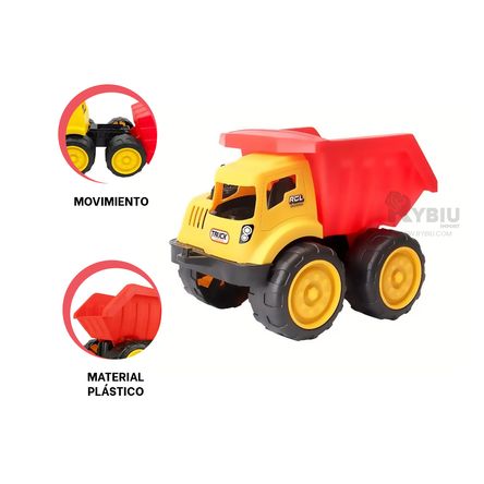 Carro Truck Volquete para Niños en Color Rojo Carro Truck Volquete para Niños en Color Rojo