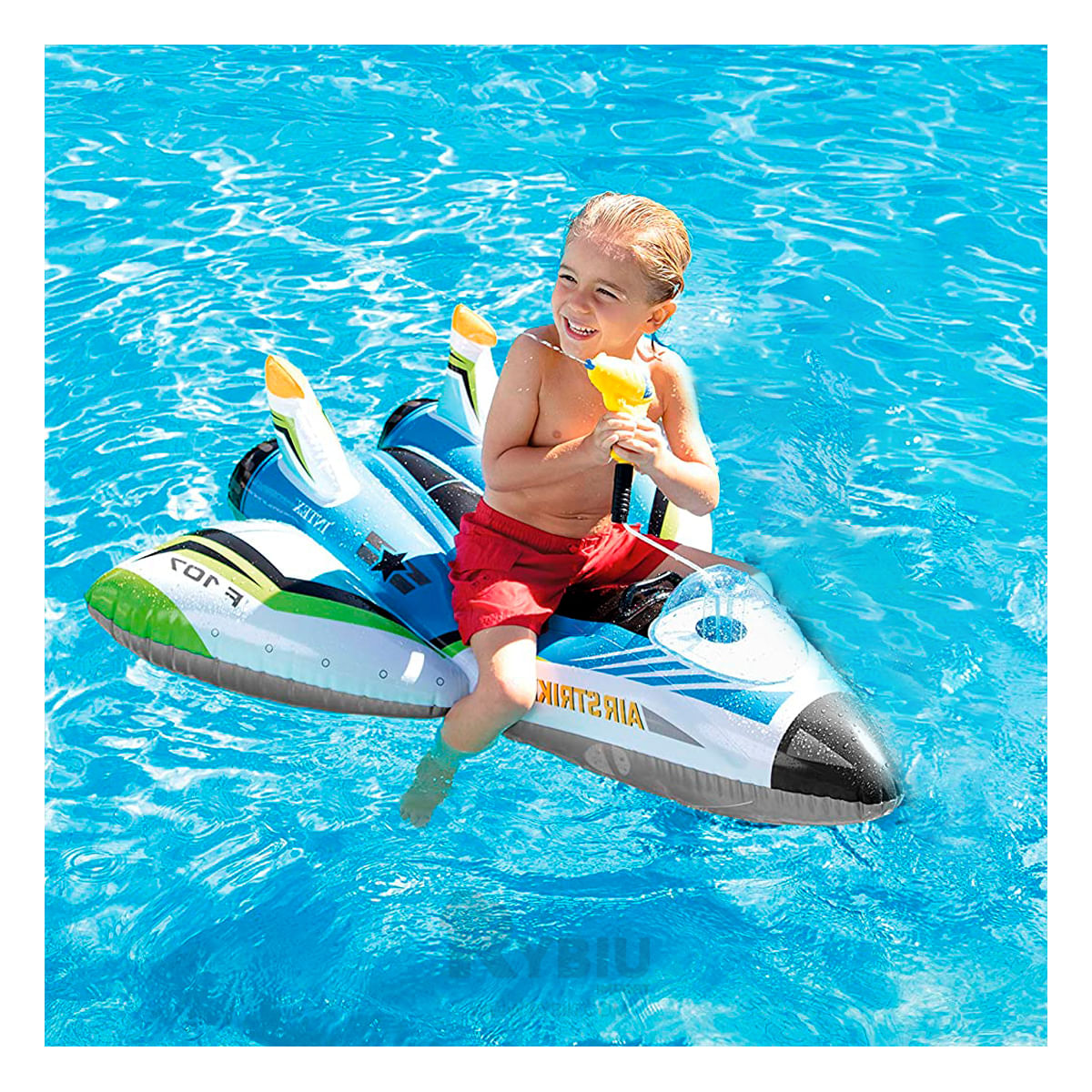 Flotador Versatil y Practico Azul Y+Stickers