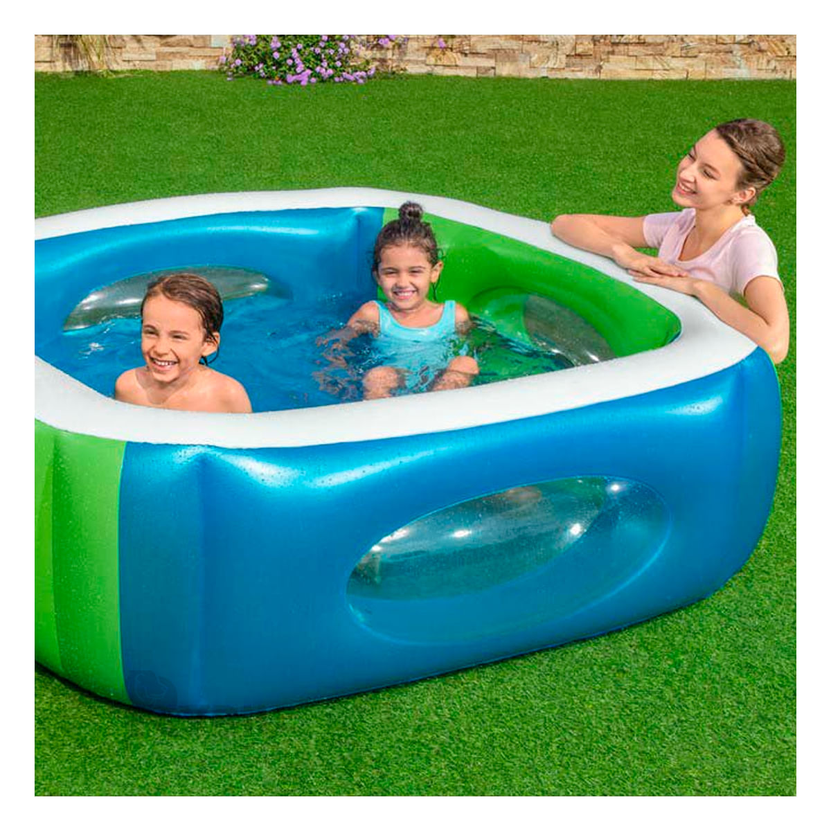 Piscina Infantil Divertida en Multicolor Y+Papel de Regalo