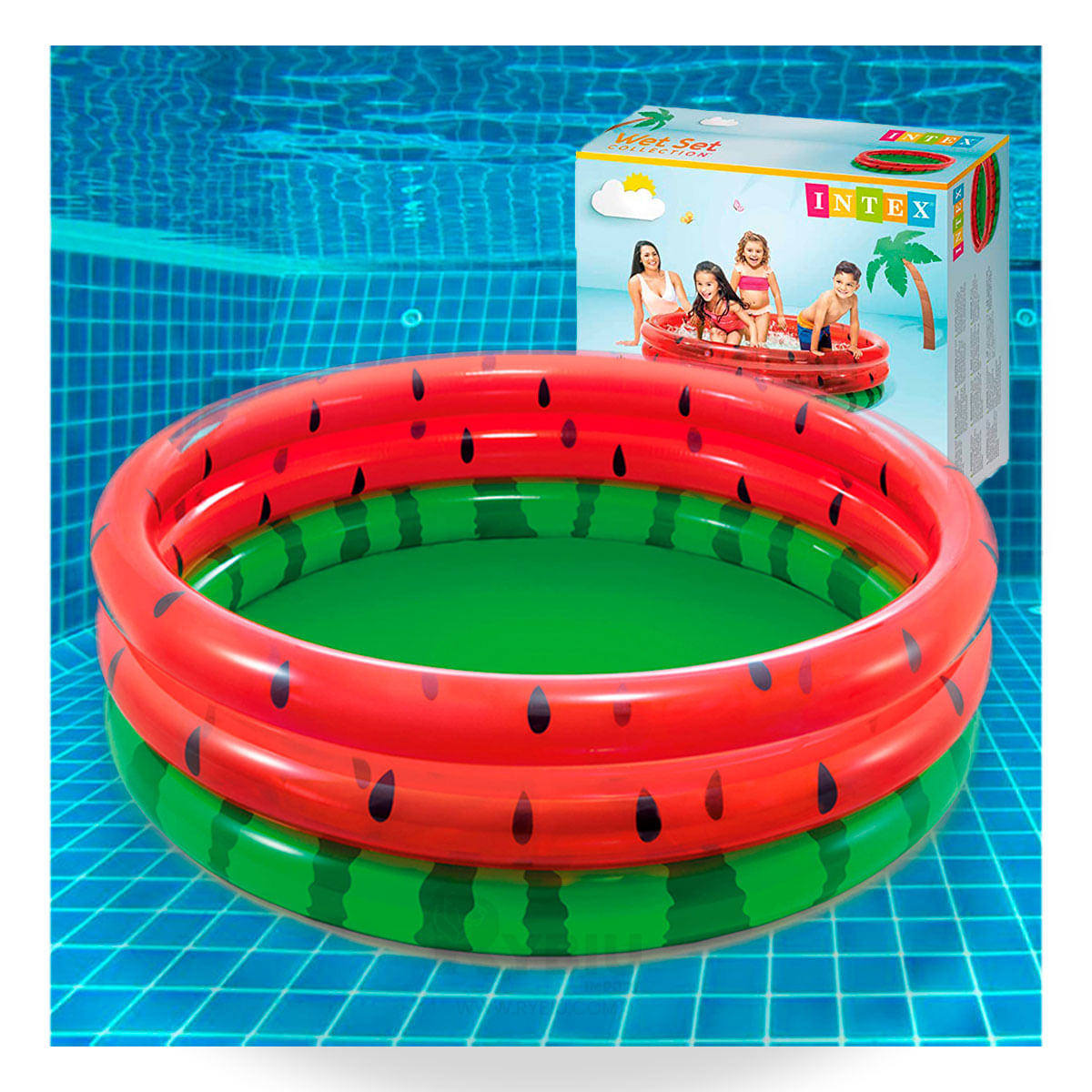 Piscina Hinchable de Sandia en Multicolor Y+Agendita