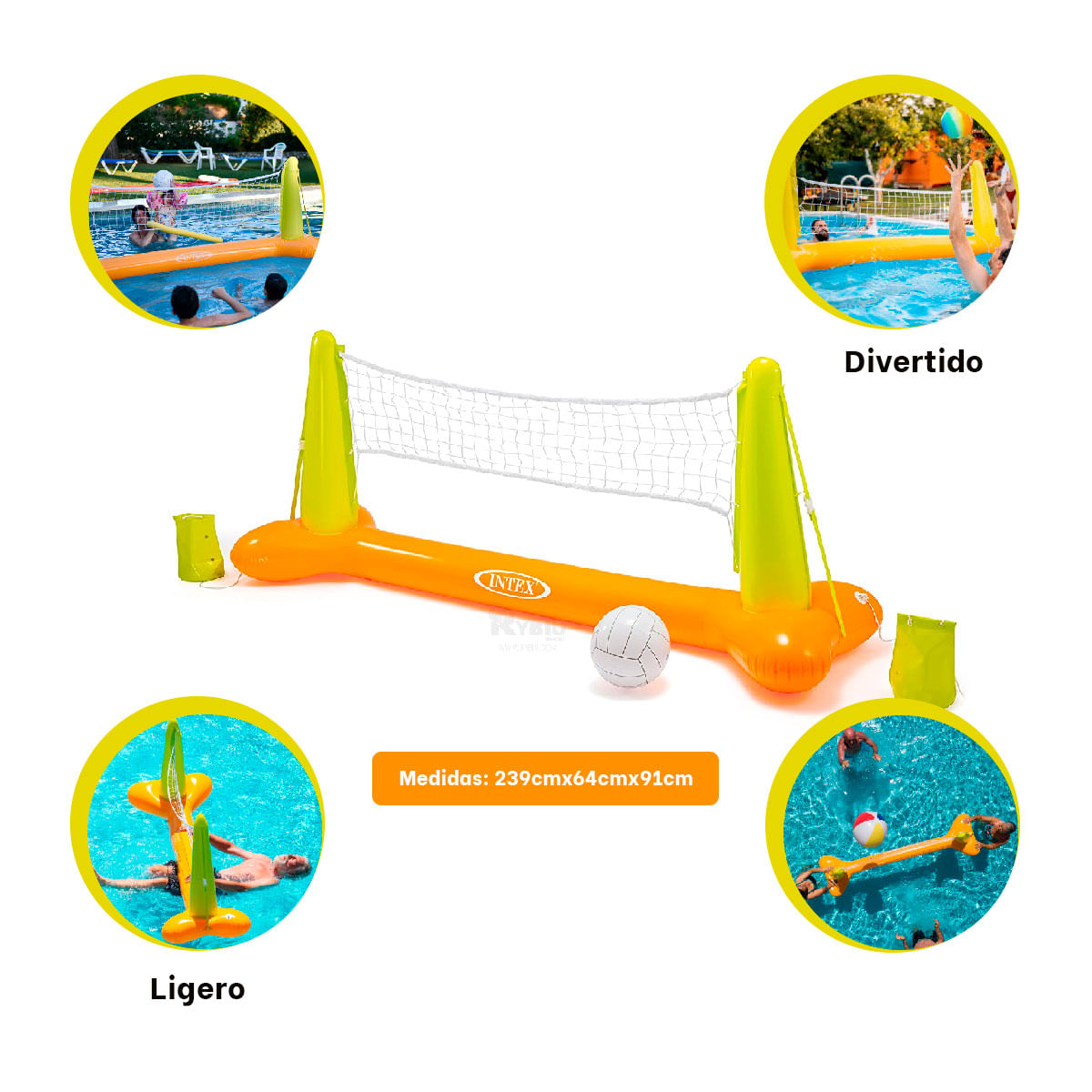 Net Inflable de Voley