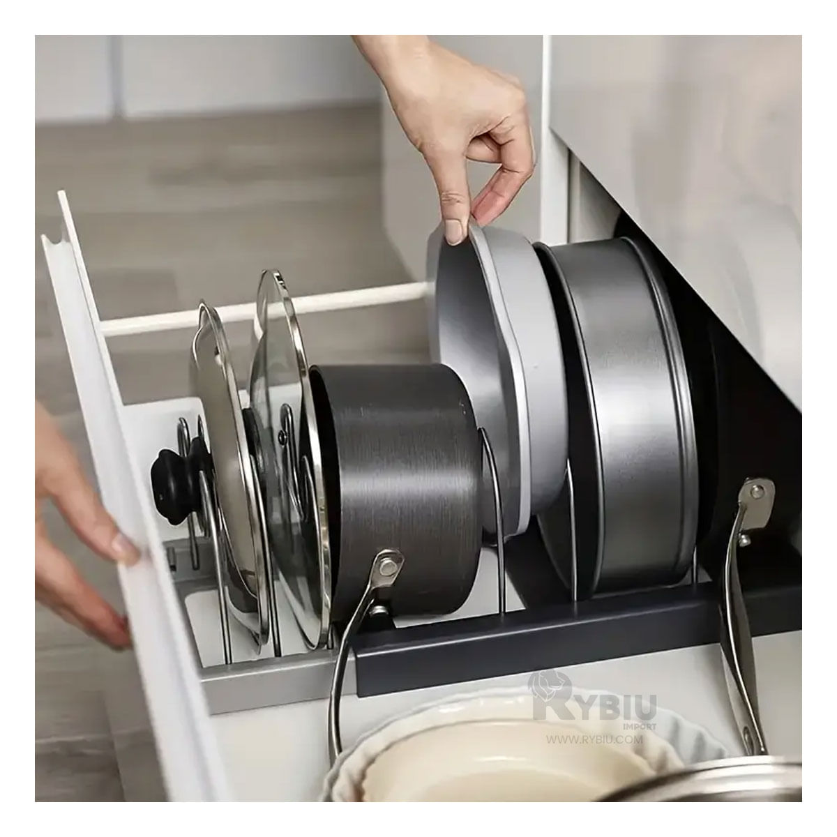 Soporte Util para Tapas de Acero Y+Agendita