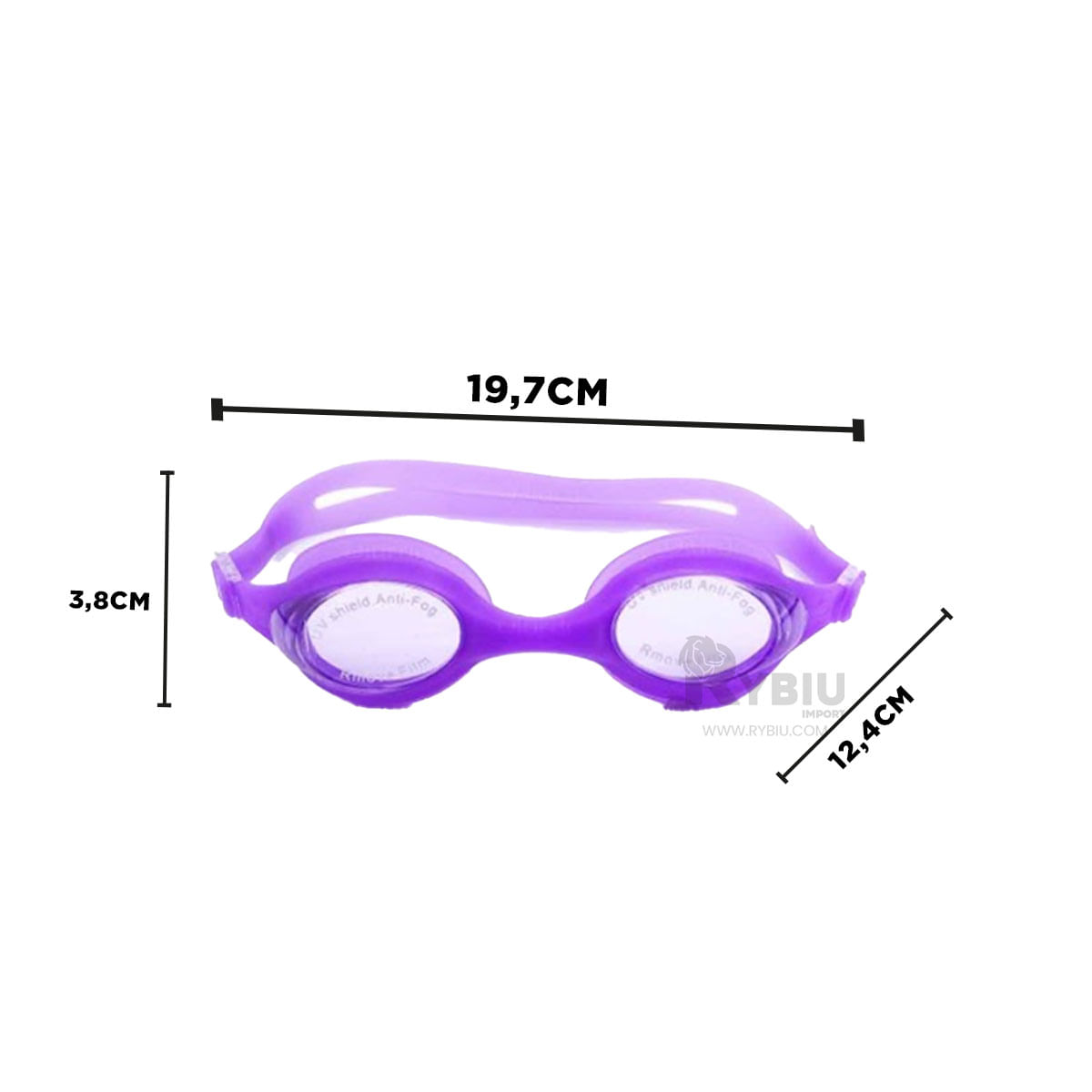 Lentes Ajustables MG-F268A en Morado Y+Stickers