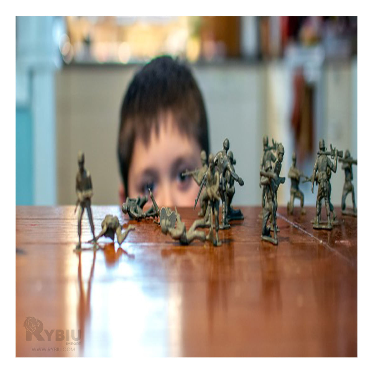 Set de Juguete de Soldado Variados Verde Y+Papel de Regalo