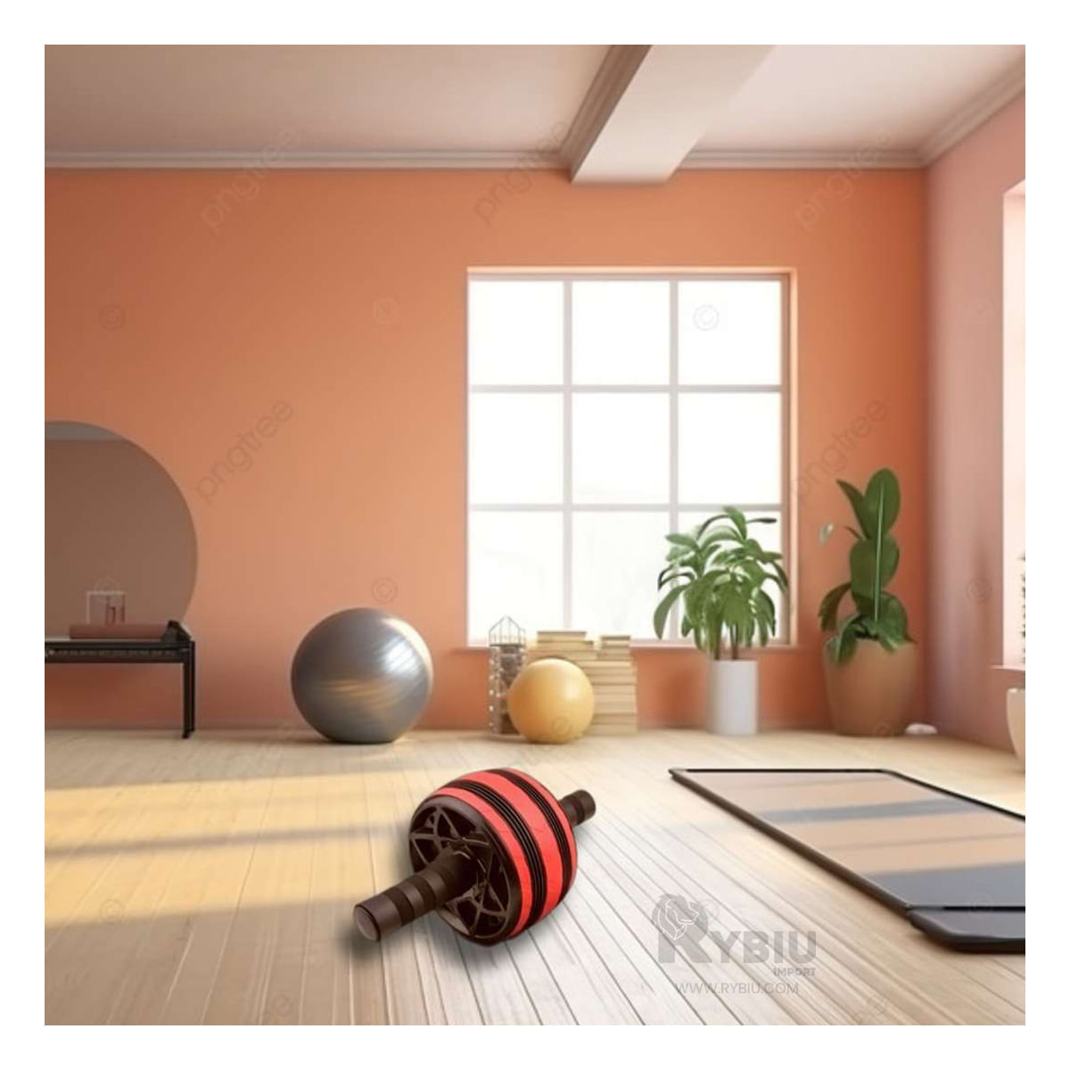 Rueda Resistente de Deporte en Color Rojo Y+Agendita