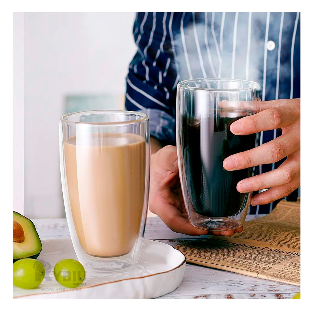 Vaso Elegante para Hogar en Transparente Y+Agendita