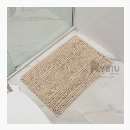 Tapete Absorbente Rectangular en Color Crema Y+Stickers Tapete Absorbente Rectangular en Color Crema Y+Stickers