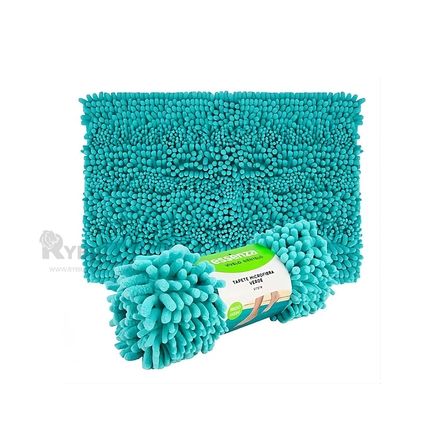 Tapete Absorbente Rectangular en Color Verde Y+Stickers Tapete Absorbente Rectangular en Color Verde Y+Stickers