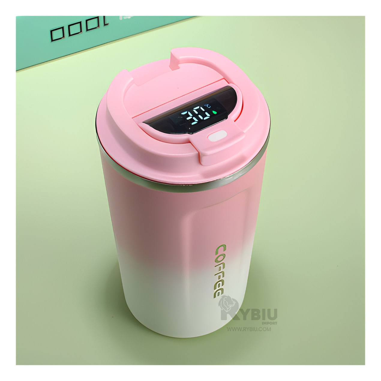 Vaso Retenedor de Temperatura 510ml en Rosado Y+Agendita