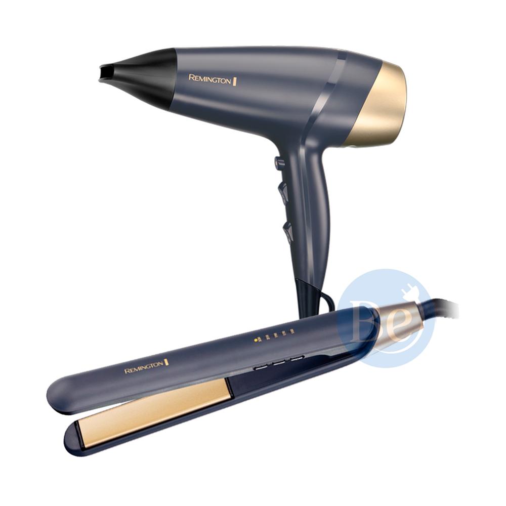 Combo Remington Sapphire Luxe en Neceser Alisadora S5805 y Secador D5805