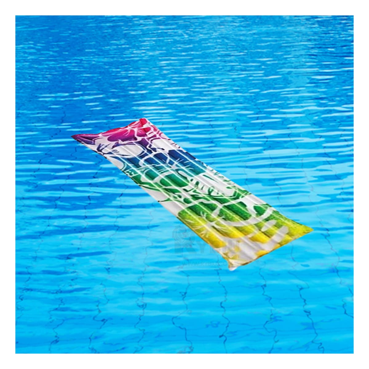 Colchon para Viajes en Color Arcoiris Y+Stickers