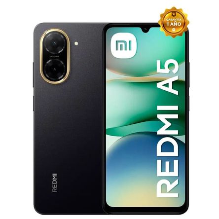 Celular 4G Xiaomi Redmi A5 128GB 4GB 32MP Negro Celular 4G Xiaomi Redmi A5 128GB 4GB 32MP Negro