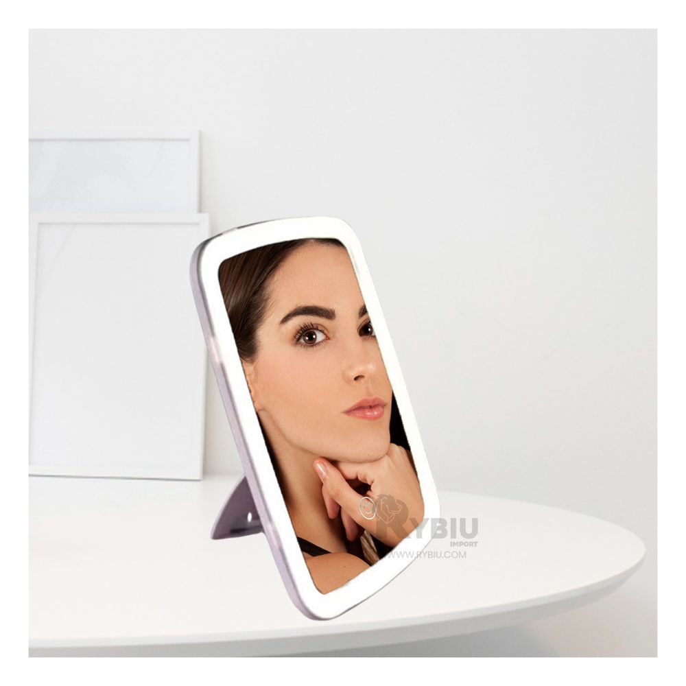 Espejo de Diseño Led Tactil de Tono Blanco Y+Papel de Regalo Espejo de Diseño Led Tactil de Tono Blanco Y+Papel de Regalo