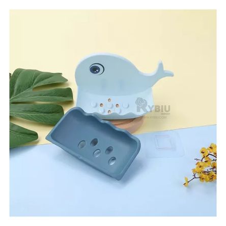 Jabonera Forma de Ballena en Tono Rosado Y+Post-it adhesivos Jabonera Forma de Ballena en Tono Rosado Y+Post-it adhesivos