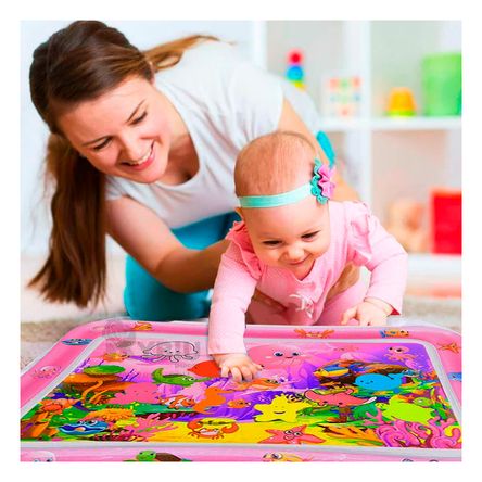 Inflable con Agua para Bebes de Color Rosado Inflable con Agua para Bebes de Color Rosado