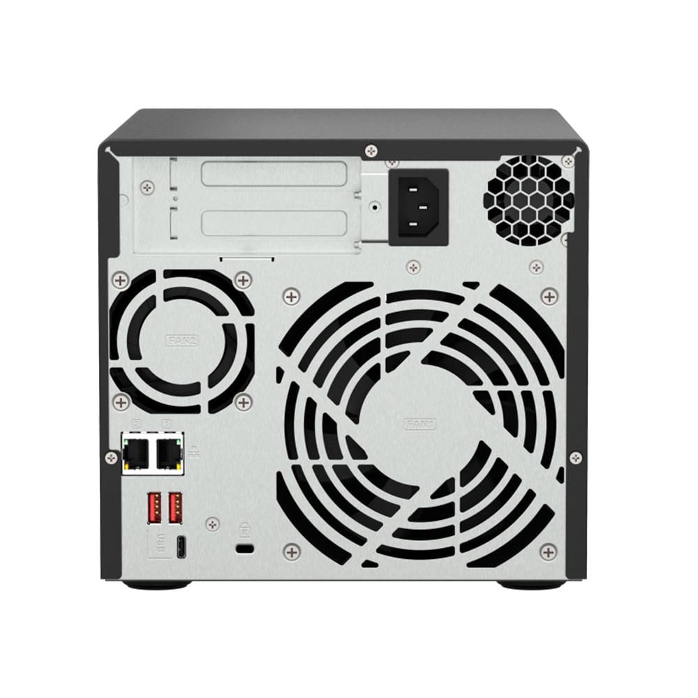 Servidor Nas Qnap Ts-473A, Amd Ryzen V1500B, 8Gb Ddr4, 4 Bahías De 3.5"" Sata - Alta Capacidad Y Ren
