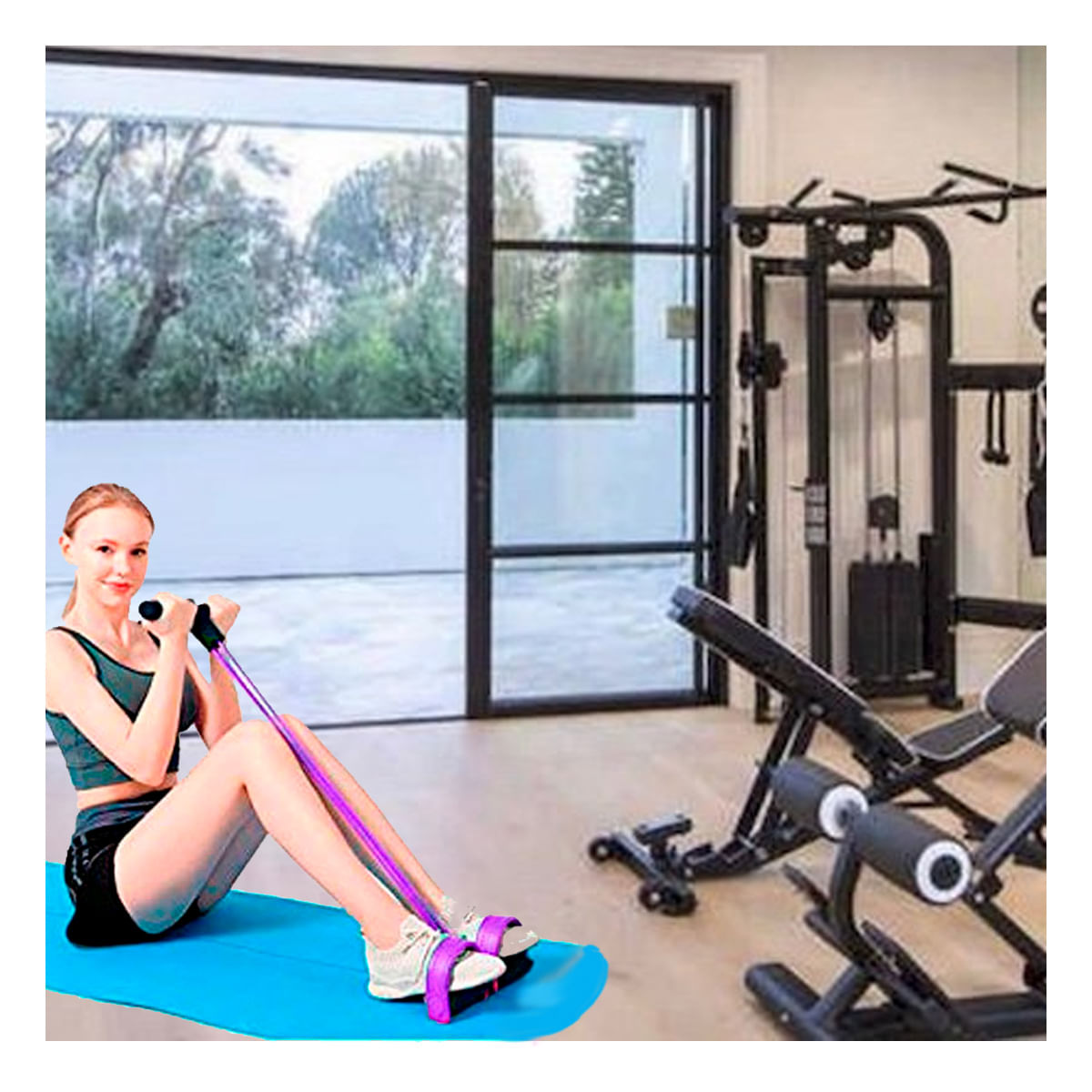 Liga Resistente y Duradera en Color Morado Y+Agendita