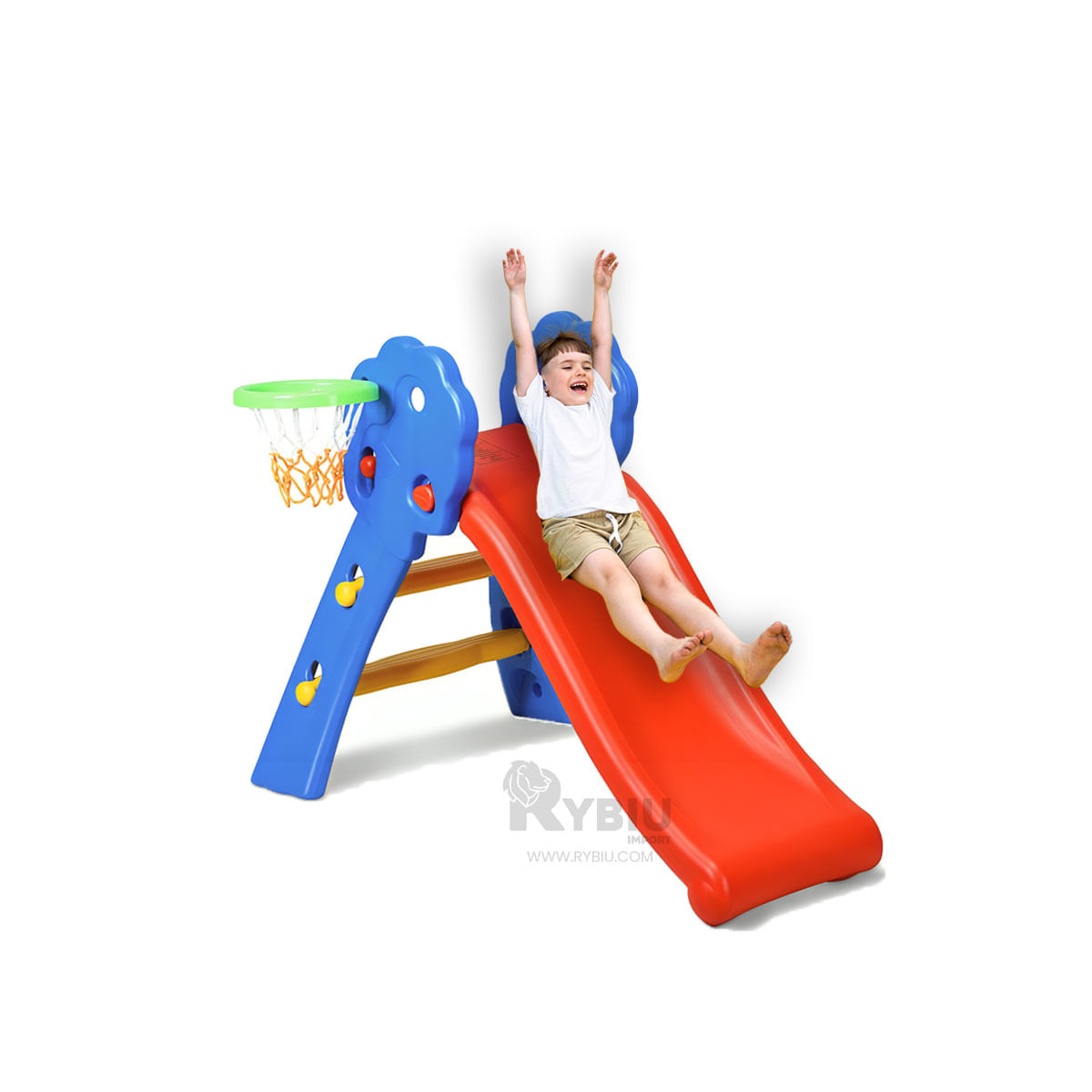 Resbaladera para Niños en Multicolor Y+Stickers