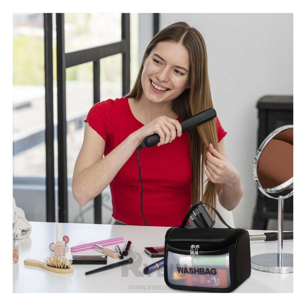 Neceser de Maquillaje Negro Y+Stickers Neceser de Maquillaje Negro Y+Stickers