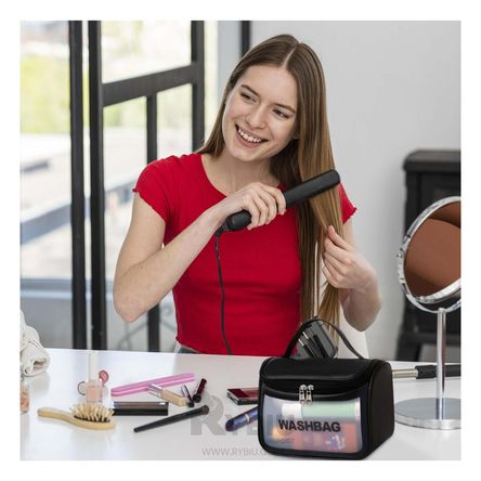 Neceser de Maquillaje Negro Y+Stickers Neceser de Maquillaje Negro Y+Stickers