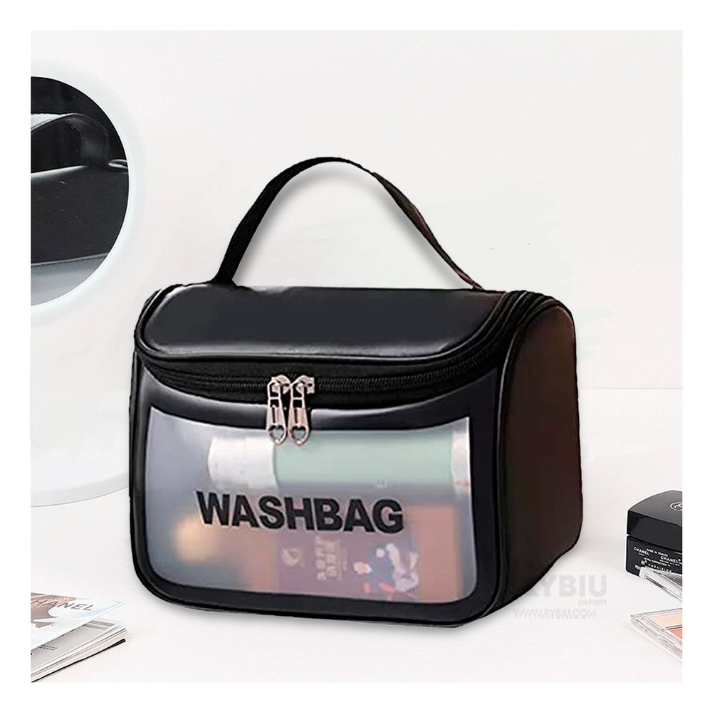 Neceser Negro Organizador de Maquillaje y Cremas Neceser Negro Organizador de Maquillaje y Cremas