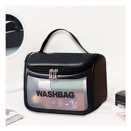 Neceser Negro Organizador de Maquillaje y Cremas Neceser Negro Organizador de Maquillaje y Cremas