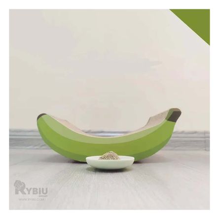 Rascador de Carton con Apariencia de Platano Y+Stickers Rascador de Carton con Apariencia de Platano Y+Stickers