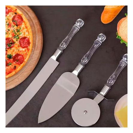 Set de Cuchillos de Diseño Estilizado en Gris Set de Cuchillos de Diseño Estilizado en Gris