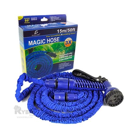 Manguera para Jardin Elastico en Azul Y+Papel de Regalo