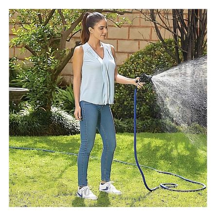 Manguera para Jardin Elastico en Azul Y+Papel de Regalo Manguera para Jardin Elastico en Azul Y+Papel de Regalo